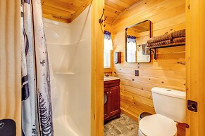 Patio, Fire Pit & Grill: Central Sevierville Cabin