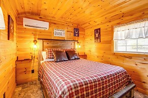 Patio, Fire Pit & Grill: Central Sevierville Cabin