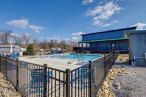 Patio, Fire Pit & Grill: Central Sevierville Cabin