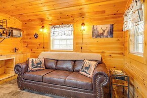 Patio, Fire Pit & Grill: Central Sevierville Cabin