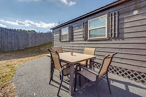 Patio, Fire Pit & Grill: Central Sevierville Cabin