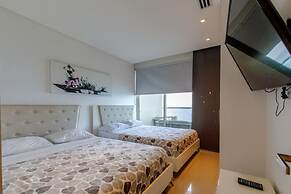 H2 Bocagrande Vista al Mar-Bahía