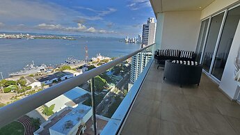 H2 Bocagrande Vista al Mar-Bahía