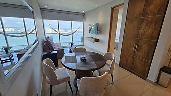 H2 Bocagrande Vista al Mar-Bahía