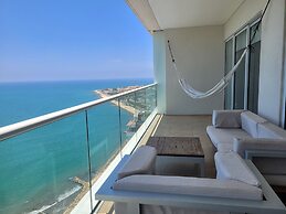 H2 Bocagrande Vista al Mar-Bahía