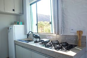 Chalé Privativo independente com vista para as montanhas - Chale Topaz