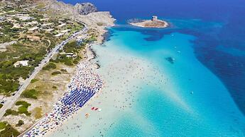 A few Steps From Heavenly La Pelosa Beach Stintino