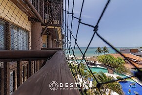 Apto Beira Mar com Vista e Pé na Areia