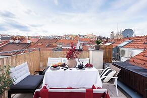 Charming Prague Apartment in Vršovice With Roof Terrace