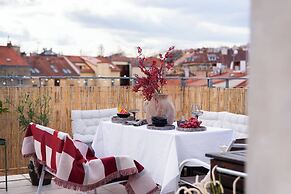 Charming Prague Apartment in Vršovice With Roof Terrace