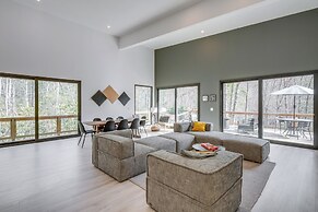 Hot Tub + Fire Pit: Modern North Carolina Retreat