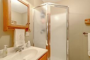 Deck & Fire Pit: Waterfront Cabin in Greers Ferry!