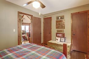 Deck & Fire Pit: Waterfront Cabin in Greers Ferry!