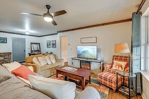 Covered Deck & Fire Pits: Cabin in Cashiers