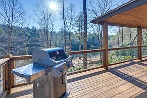 Covered Deck & Fire Pits: Cabin in Cashiers