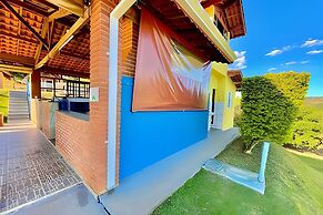 Chácara com 4 Chalés grande piscina