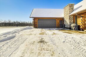 Log Home w/ Deck & Sunset Views: 19 Mi to Oconto!