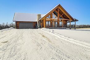 Log Home w/ Deck & Sunset Views: 19 Mi to Oconto!