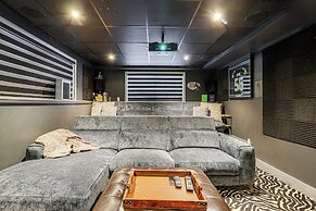 Theater Room + Fire Pit: Anchorage Family Retreat