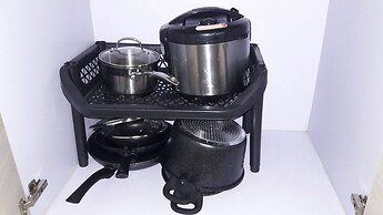 Araneta Cubao No Brown Outs 1BR Furnished Condo With Balcony Free Wifi