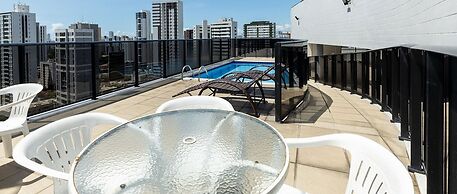 Flat 206 no Parque da Jaqueira-SH032