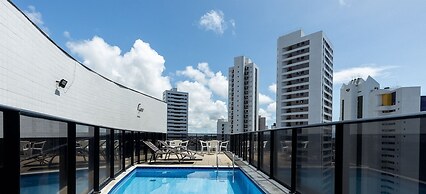 Flat 206 no Parque da Jaqueira-SH032
