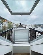 Apartment With Loft and Window Balcony