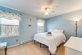 Deck, Fire Pit & Grill: Spacious Pocono Lake Gem