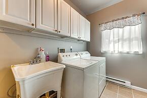 Deck, Fire Pit & Grill: Spacious Pocono Lake Gem