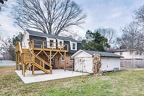 6 Mi to Spectrum Center: Spacious Getaway w/ Deck