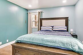 6 Mi to Spectrum Center: Spacious Getaway w/ Deck