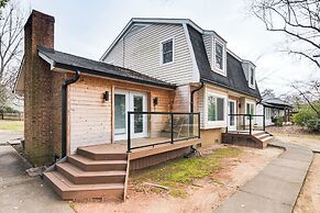 6 Mi to Spectrum Center: Spacious Getaway w/ Deck