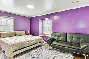 6 Mi to Spectrum Center: Spacious Getaway w/ Deck