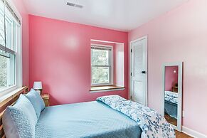 6 Mi to Spectrum Center: Spacious Getaway w/ Deck