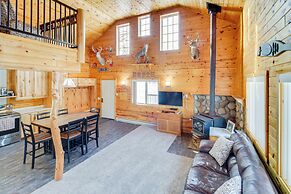 6 Mi to Spider Lake ATV Trails: Cabin w/ Fire Pit