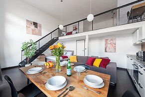 Family loft-apart with balcony in Prague