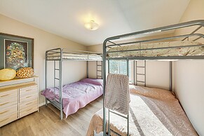 Walk to Marina: Harrison Cabin w/ Lake View!
