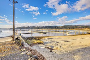 Walk to Marina: Harrison Cabin w/ Lake View!