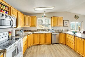 Walk to Marina: Harrison Cabin w/ Lake View!