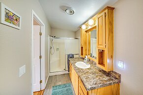 Walk to Marina: Harrison Cabin w/ Lake View!