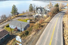 Walk to Marina: Harrison Cabin w/ Lake View!