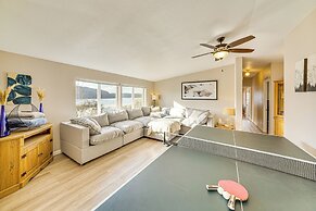 Walk to Marina: Harrison Cabin w/ Lake View!