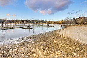 Walk to Marina: Harrison Cabin w/ Lake View!