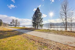 Walk to Marina: Harrison Cabin w/ Lake View!