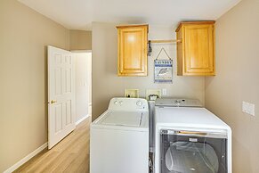 Walk to Marina: Harrison Cabin w/ Lake View!