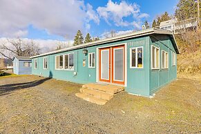 Walk to Marina: Harrison Cabin w/ Lake View!