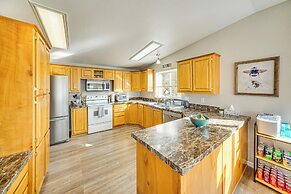 Walk to Marina: Harrison Cabin w/ Lake View!