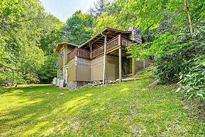 Maggie Valley Log Cabin: Deck + Mountain Views!
