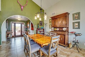 Views + Fire Pit: Hilltop Retreat in Rio Rico!