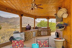Views + Fire Pit: Hilltop Retreat in Rio Rico!
